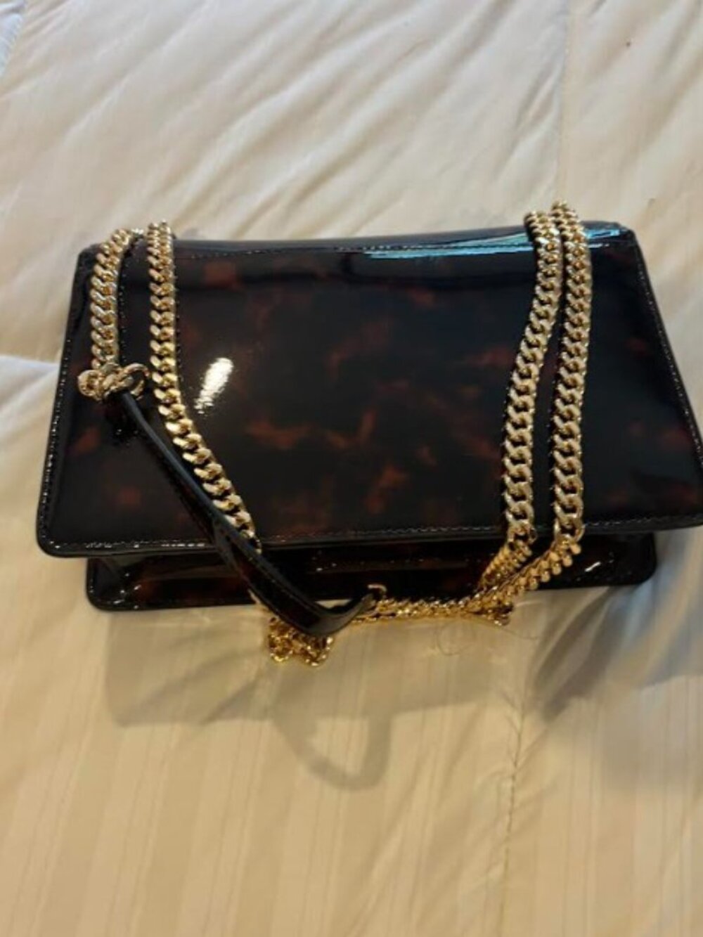 Tory Burch Tortoise Pattern Shoulder Crossbody Bag - Picture 5 of 14